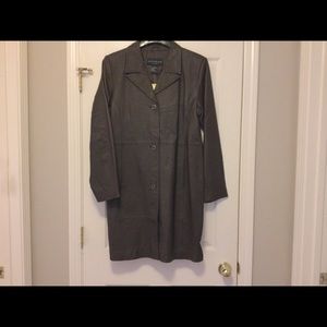 Centigrade Washable Leather coat, NWT size L.